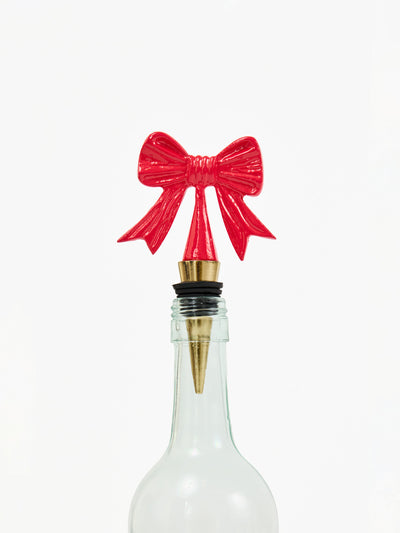 Wine Stopper | Red Bow