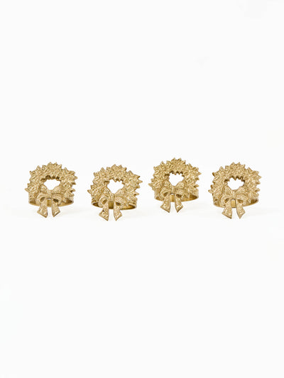 Napkin Rings | Wreath - Set of 4