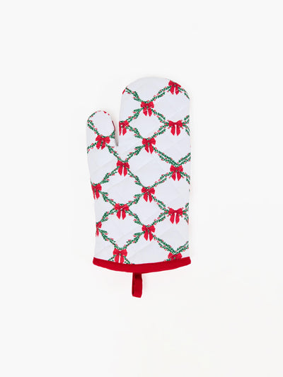 Oven Mitt | Holiday Trellis