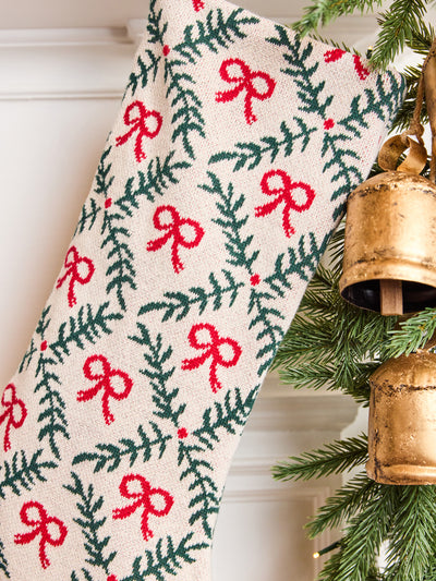 Knit Stocking | Holiday Trellis