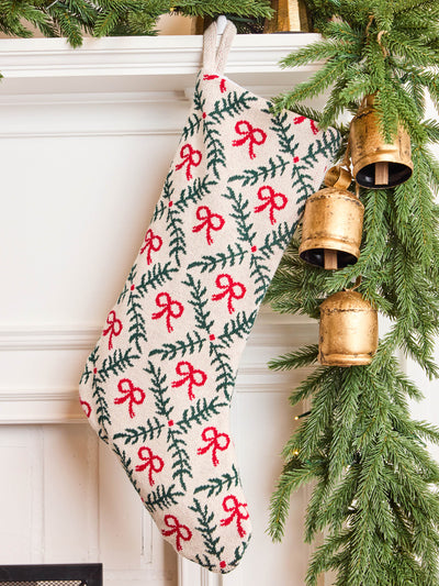 Knit Stocking | Holiday Trellis