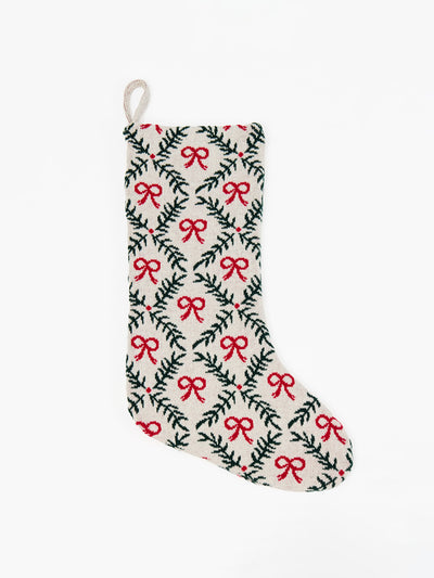 Knit Stocking | Holiday Trellis
