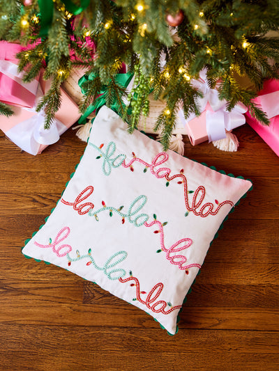 Square Pillow | Fa La La