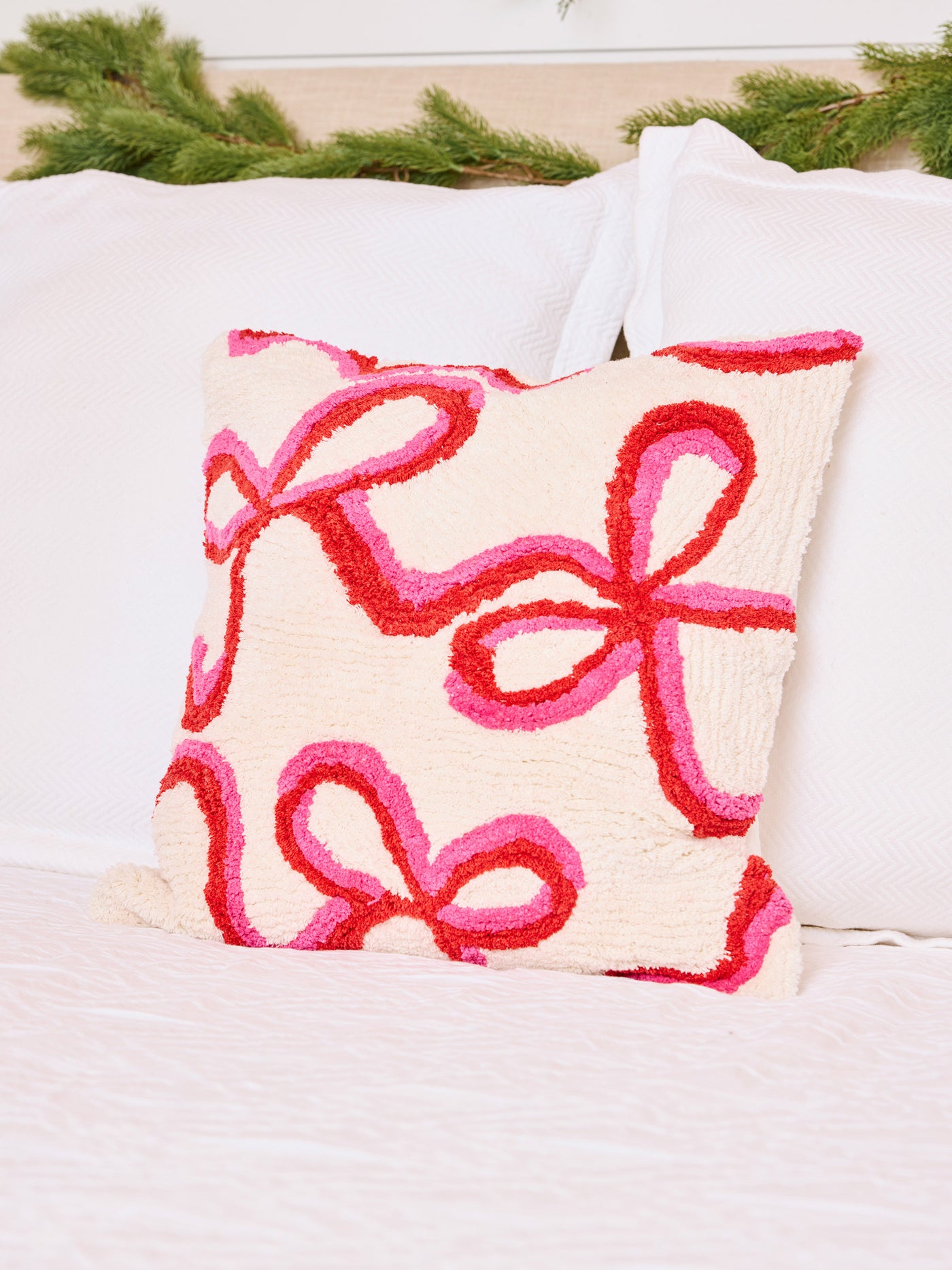 Square Pillow | Whimsical Bows