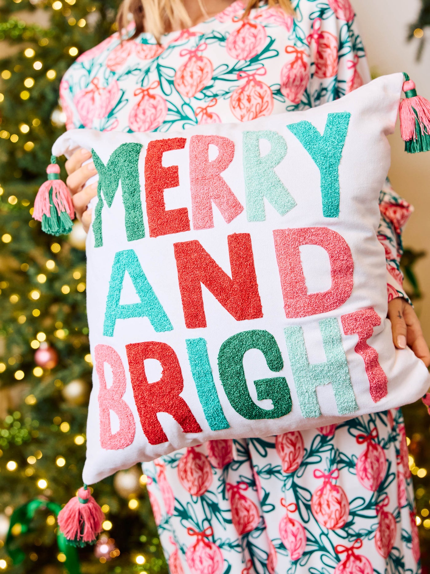 Square Pillow | Merry & Bright