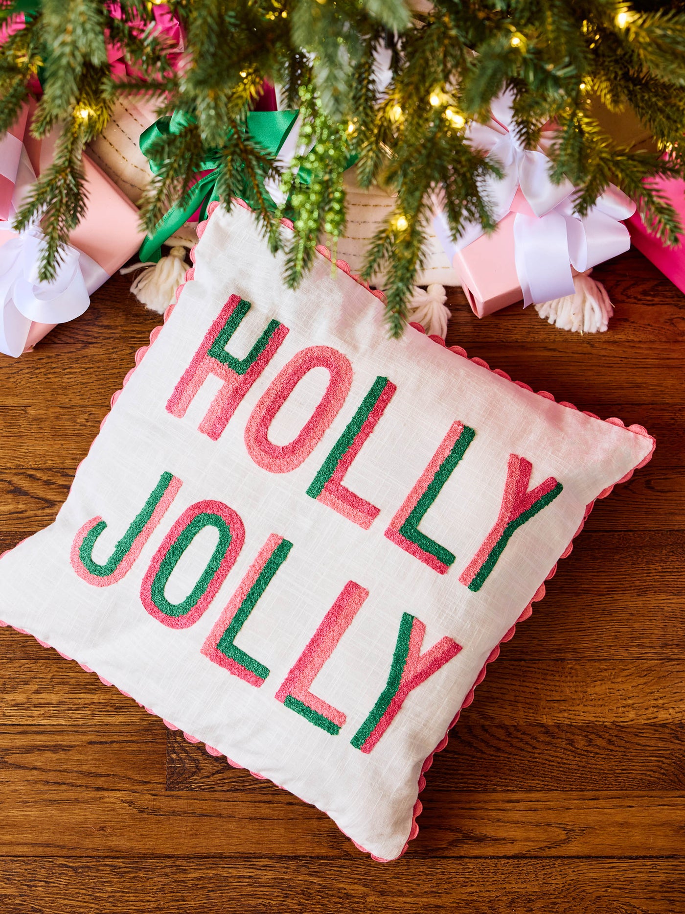 Square Pillow | Holly Jolly