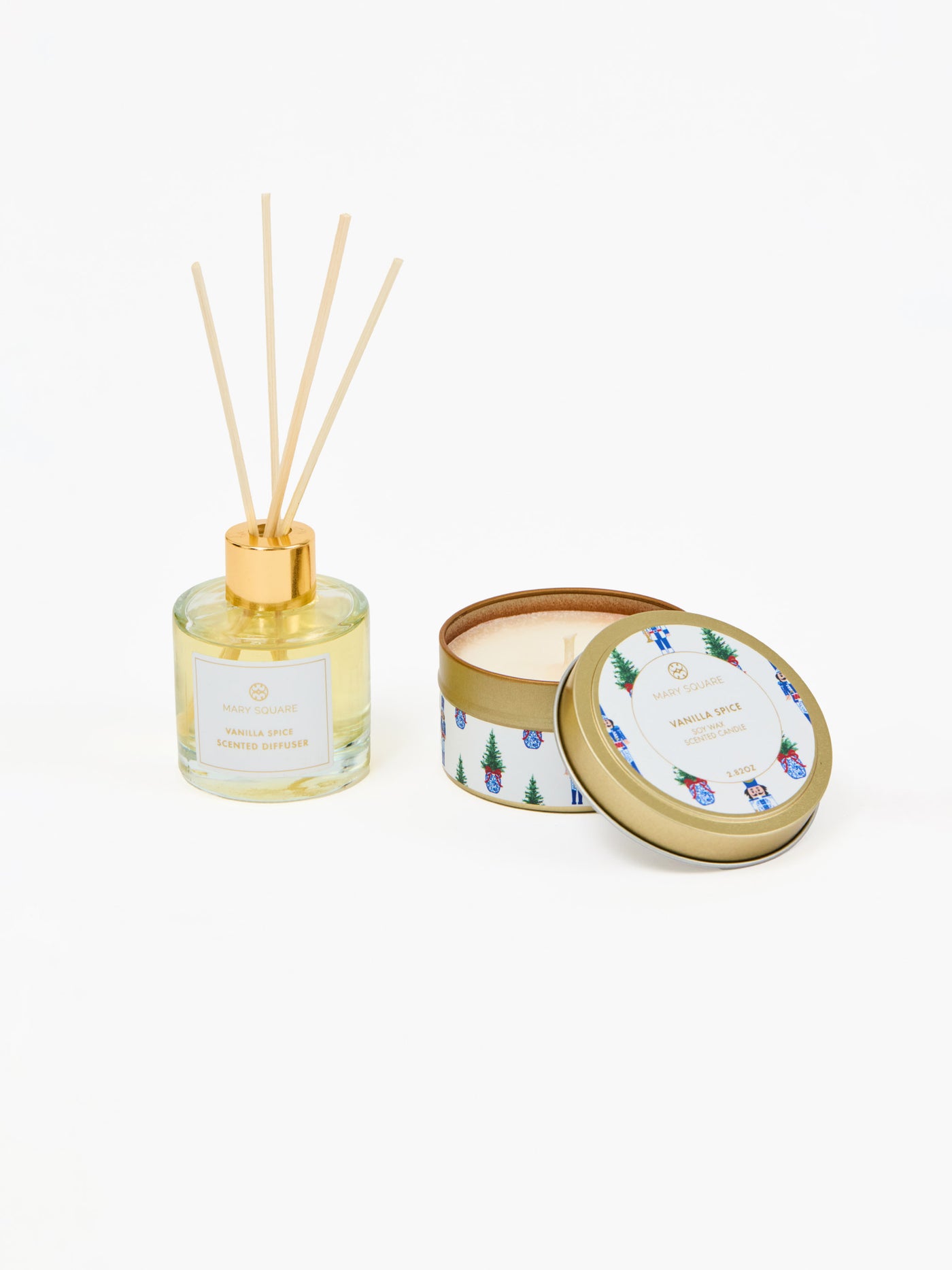 Candle Reed Diffuser Set | Vanilla Spice