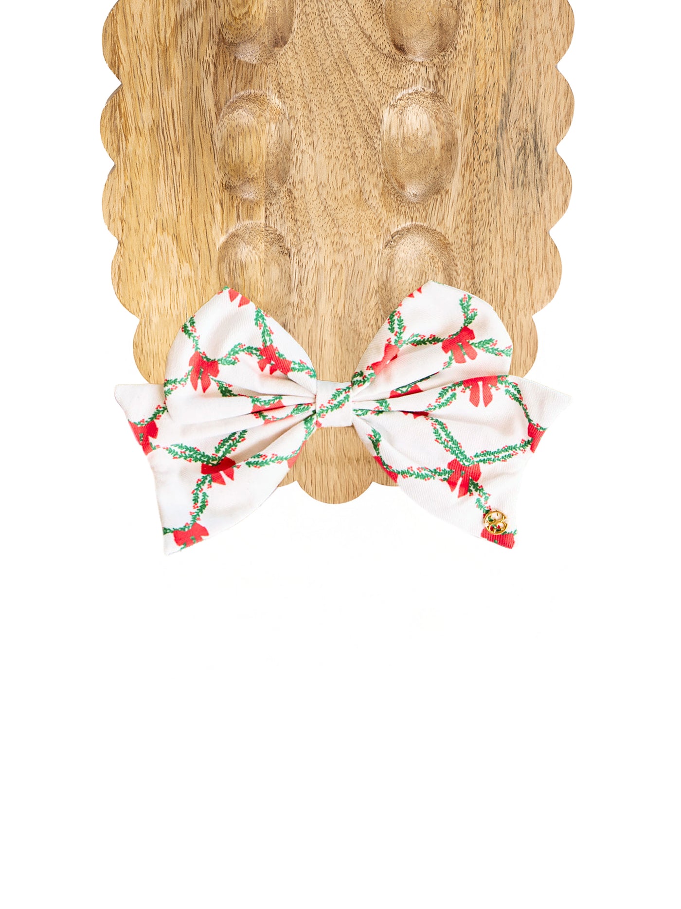 Magnetic Fabric Bow | Holiday Trellis