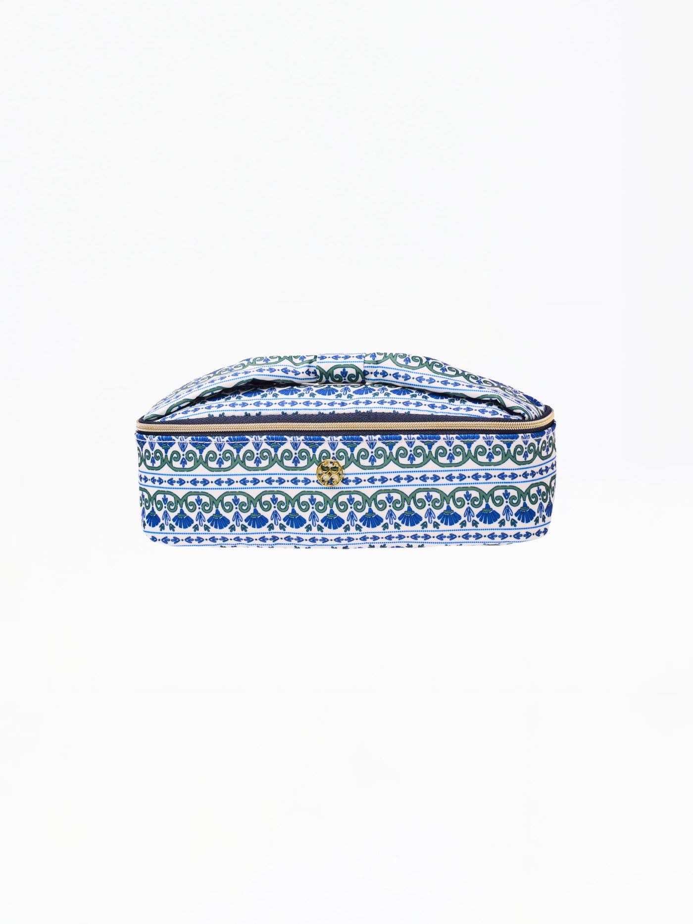 Kiss and Make Up Mini Bag | Floral Foulard Nvy