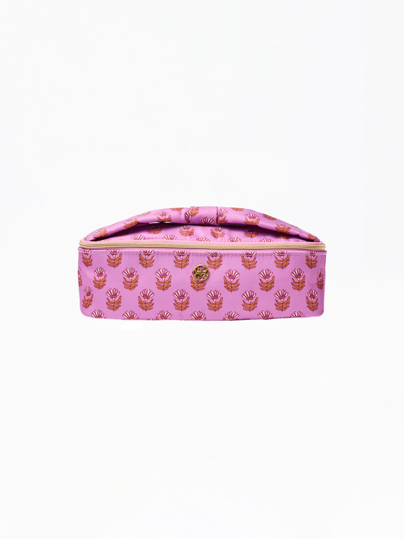 Kiss and Make Up Mini Bag | Pink Floral Block