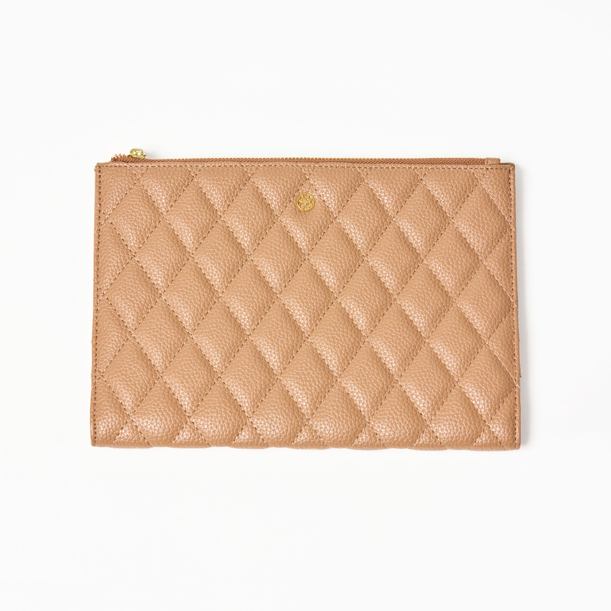 Essential Quilted Organizer | Camel