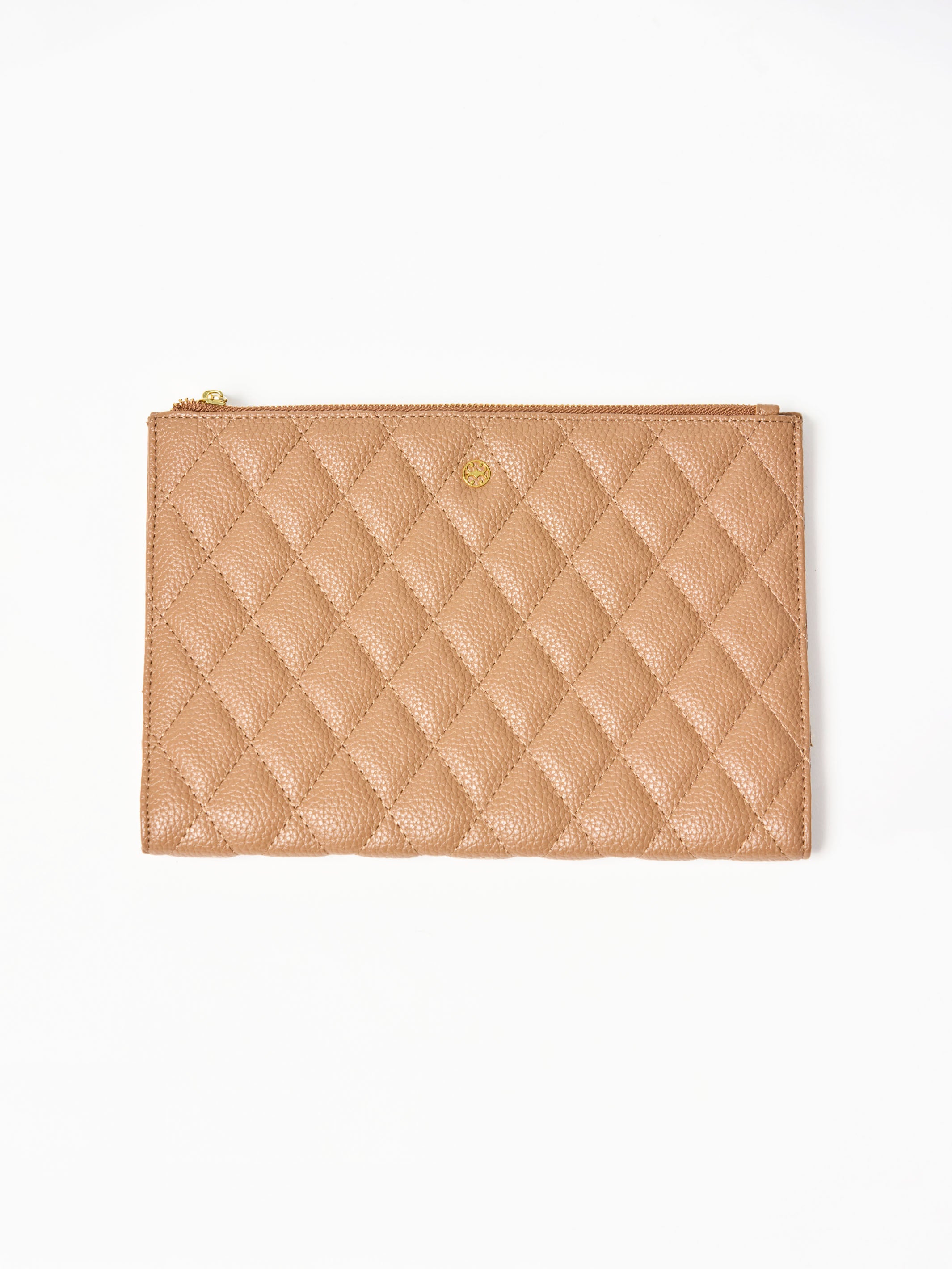 Essential Quilted Organizer | Camel