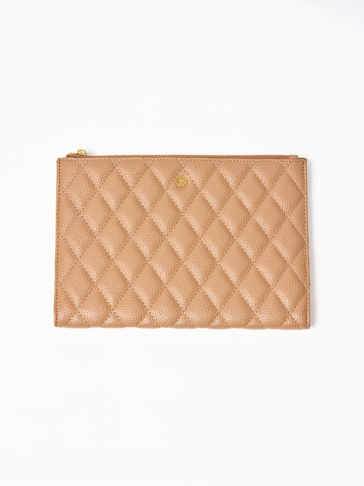 Essential Quilted Organizer | Camel
