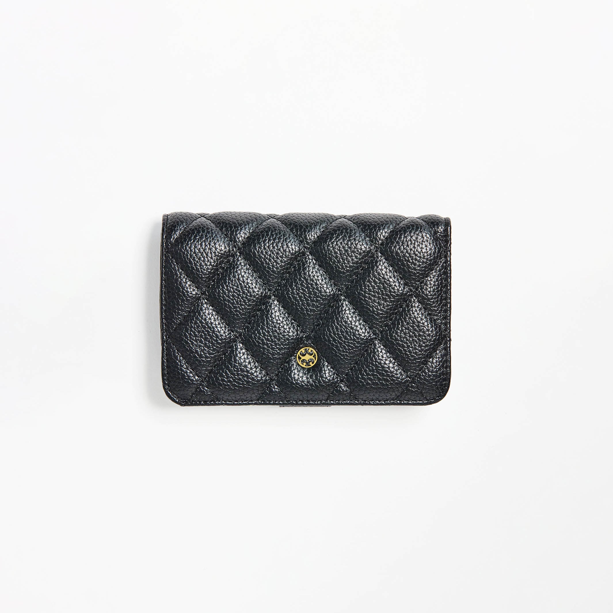 Essential Quilted Wallet | Black