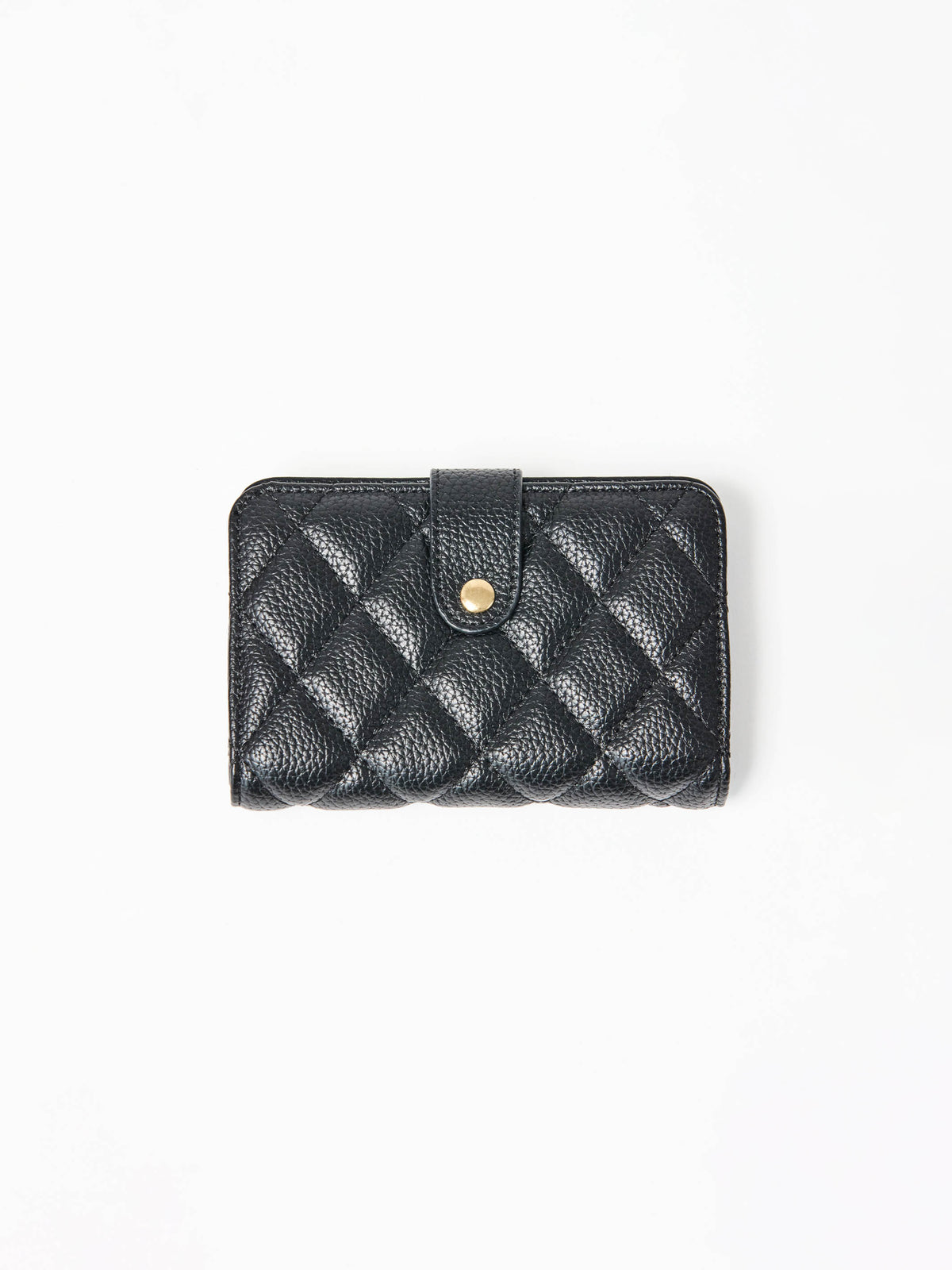 Essential Quilted Wallet | Black