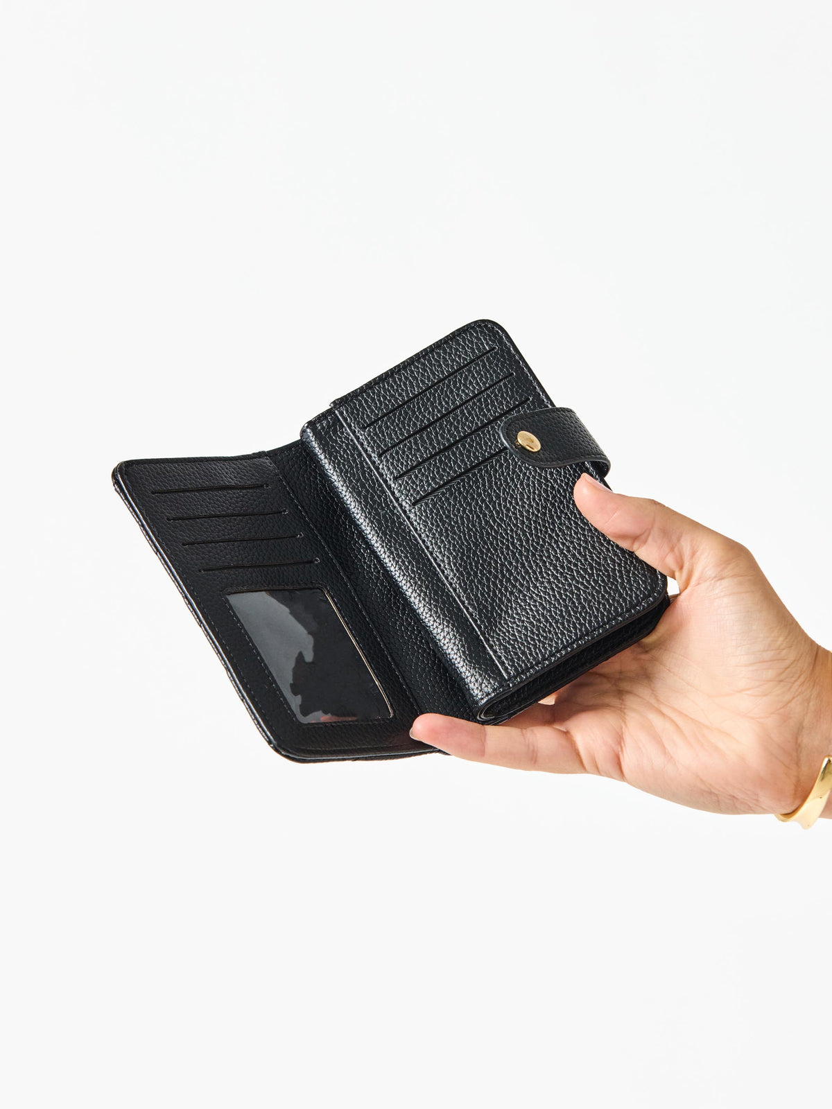Essential Quilted Wallet | Black