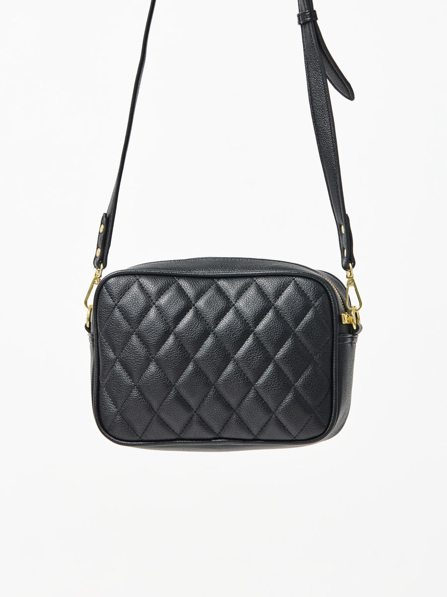 Essential Quilted Crossbody Bag | Black – Mary Square