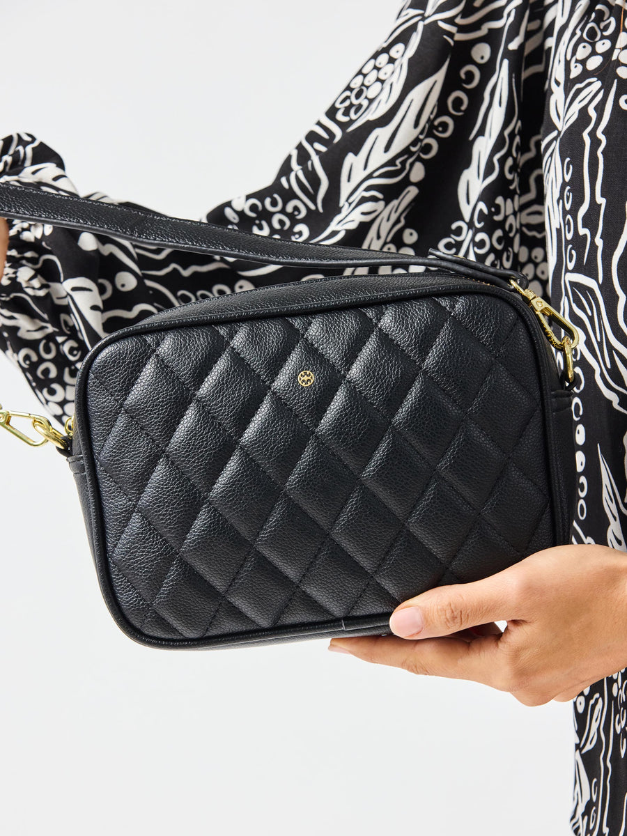 Mary Square Quilted Crossbody Bag - Thumbnail 5