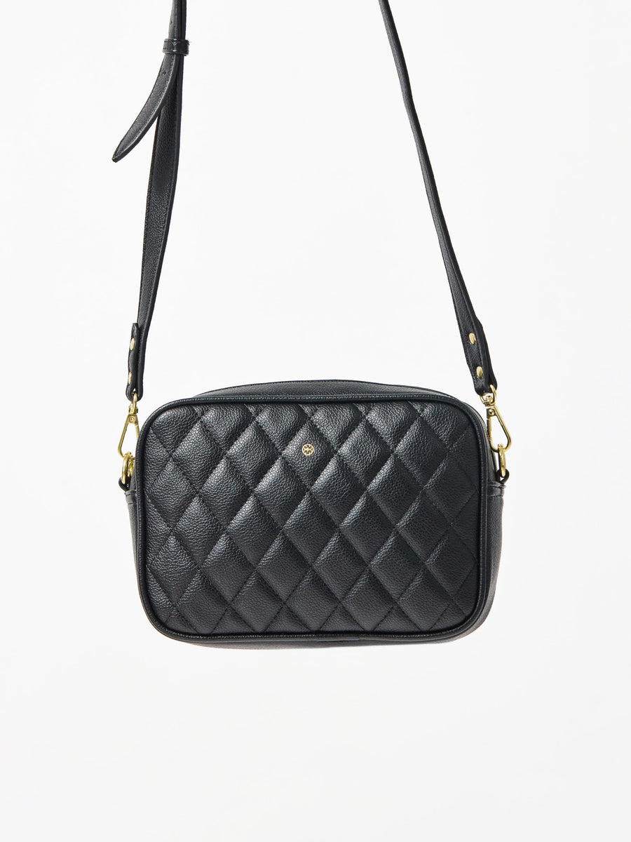 Essential Quilted Crossbody Bag | Black – Mary Square
