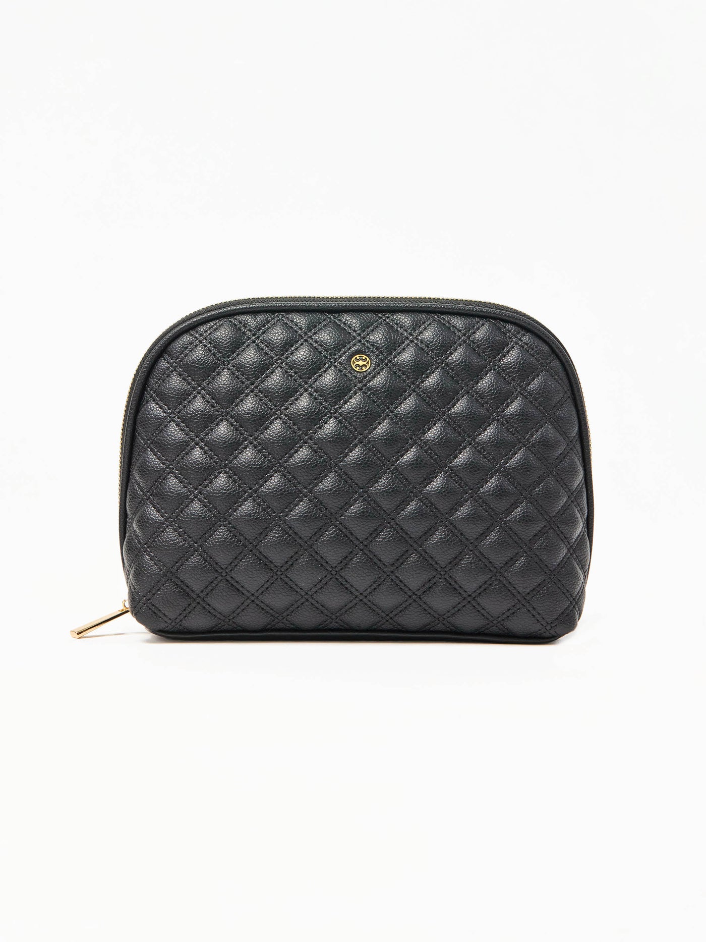 Large Quilted Essential Pouch | Black