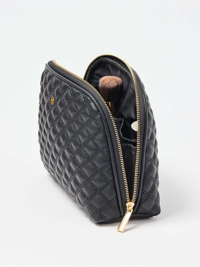 Large Quilted Essential Pouch | Black