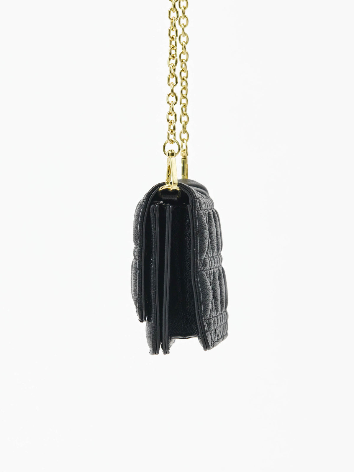 Night Out Quilted Crossbody Bag | Black