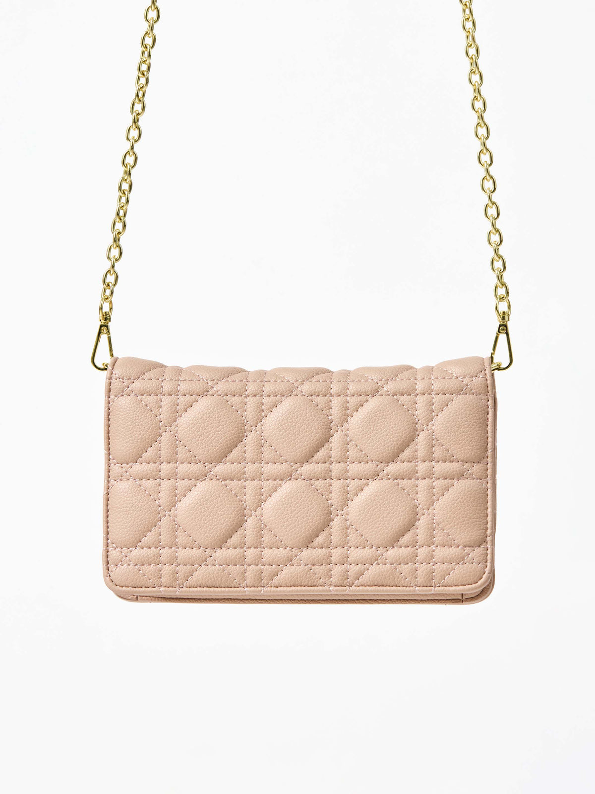 Night Out Quilted Crossbody Bag | Tan