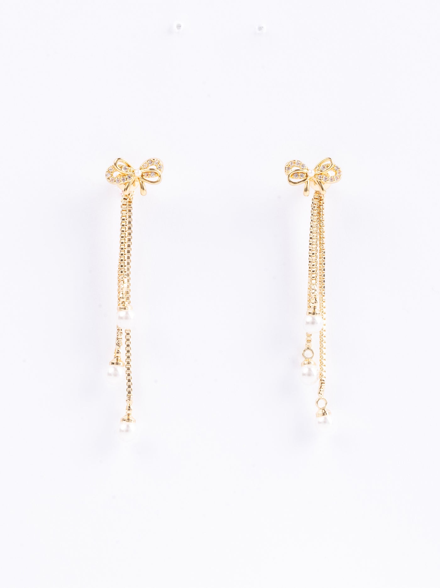 Tessa Pearl Bow Earrings