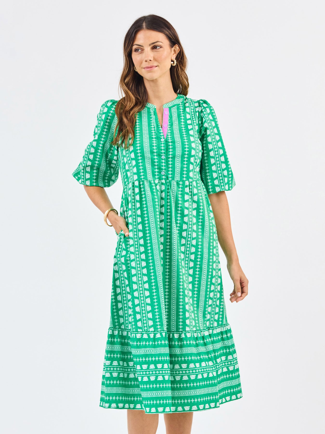 riley embroidered midi dress Black Cord Floral Riley Shirred Waist Midi Dress