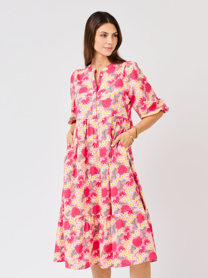 Riley Dress | Daisy Chain Pink – Mary Square