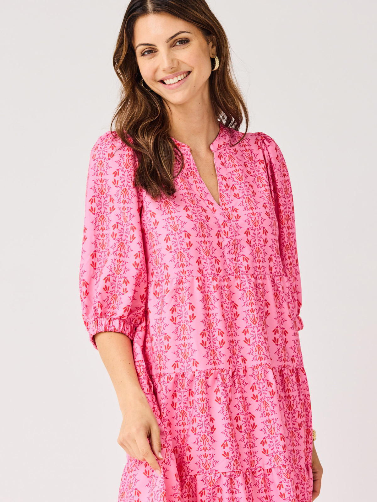 Cameron Dress | Heirloom Vine Pink