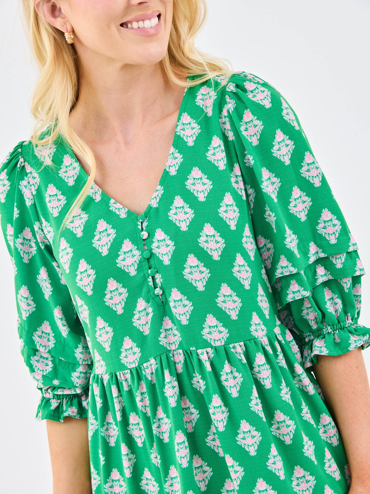 Raya Dress | Early Riser Green