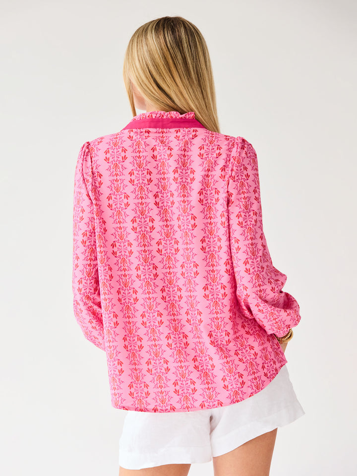 Gianna Top | Heirloom Vine Pink – Mary Square