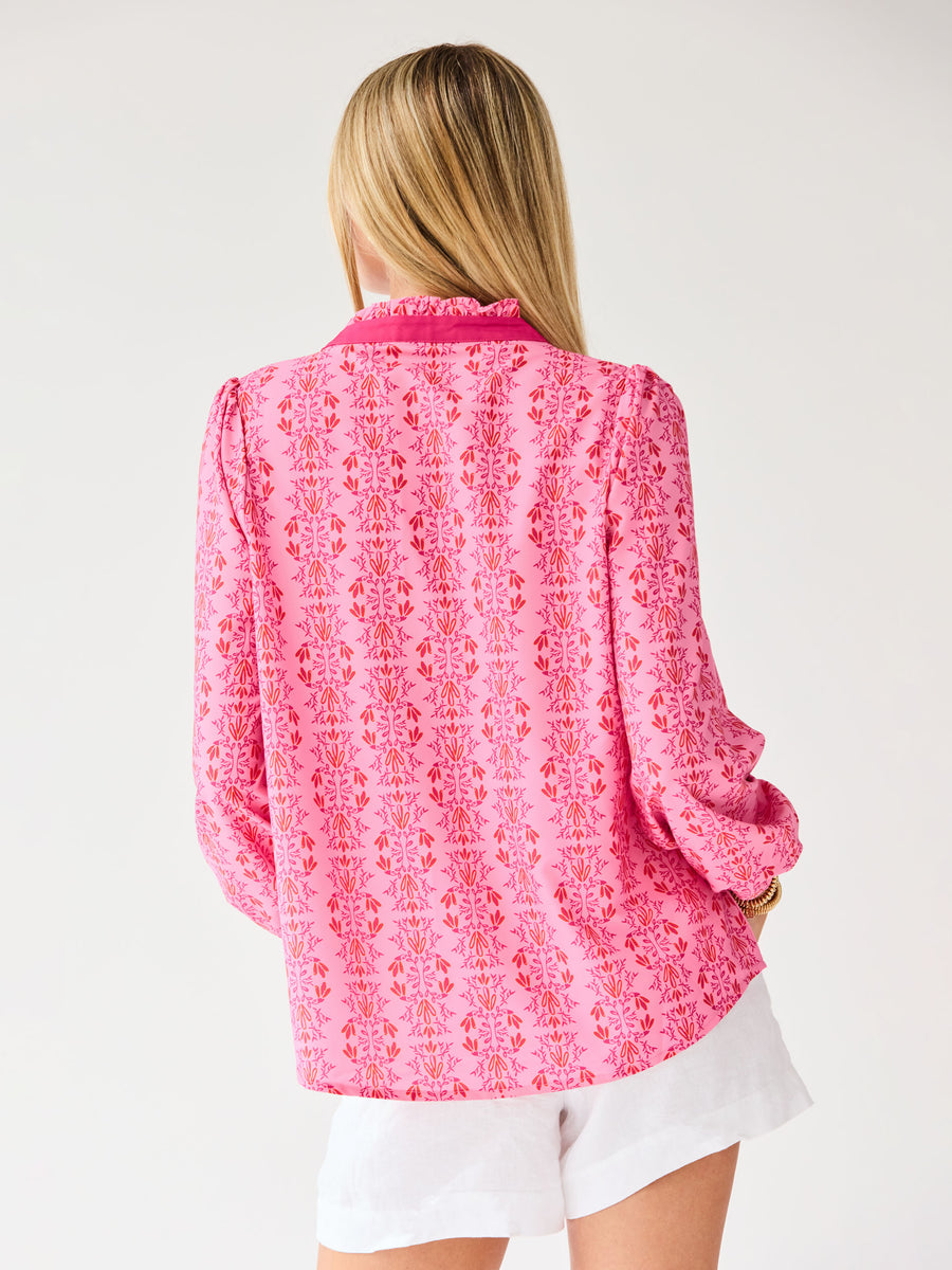 Gianna Top | Heirloom Vine Pink – Mary Square
