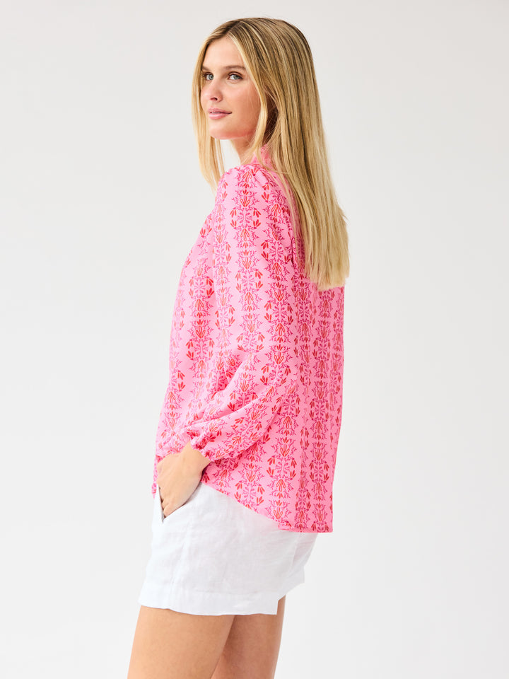 Gianna Top | Heirloom Vine Pink – Mary Square