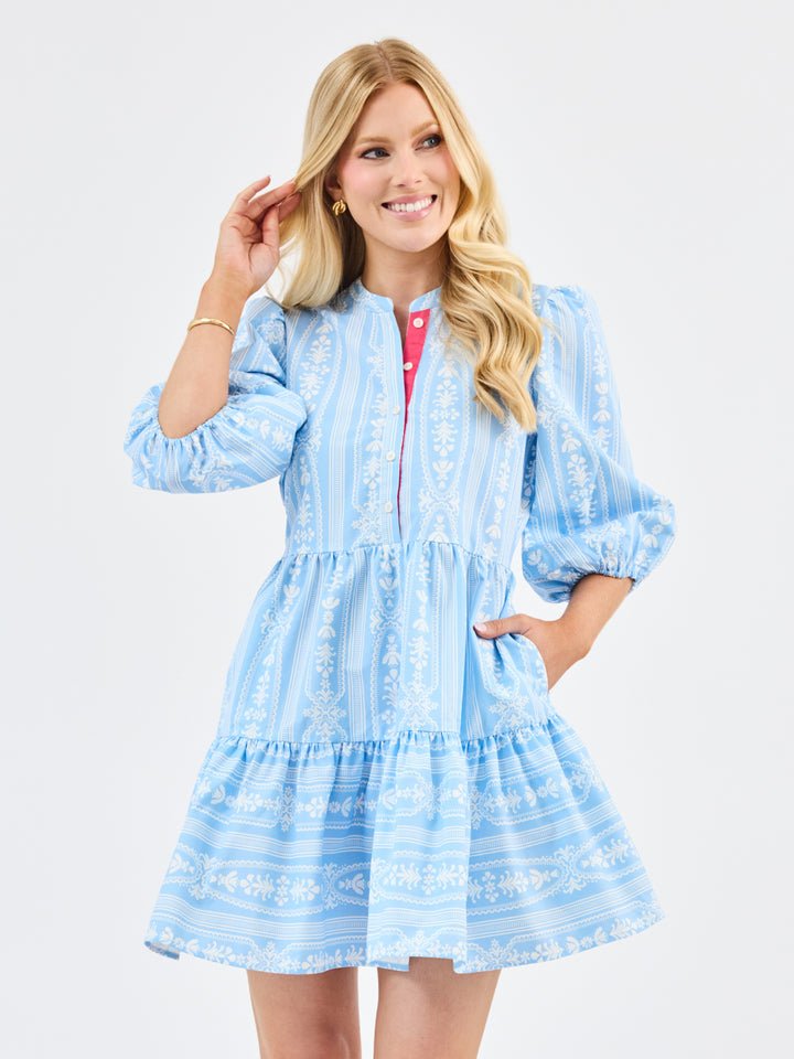 Riley Mini Dress | Tulip Tapestry – Mary Square