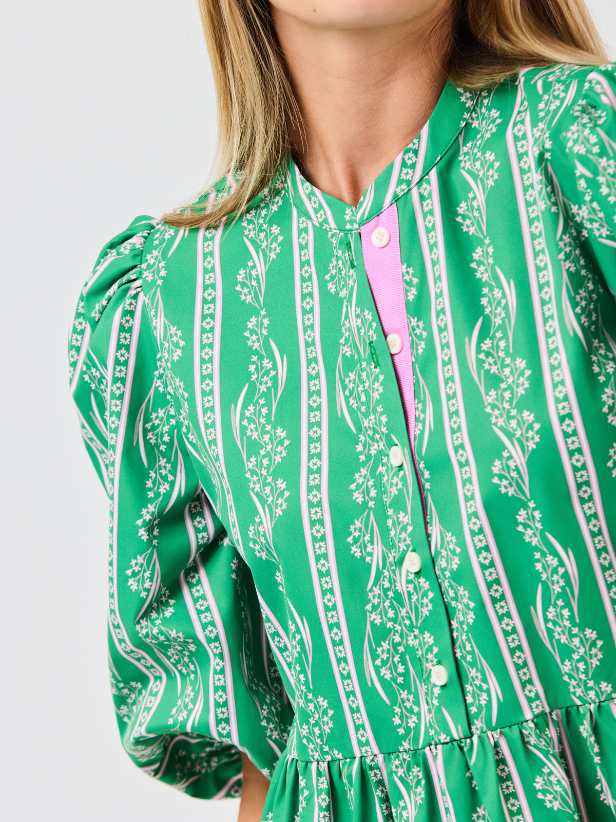 Riley Mini Dress | Garden Lace Green