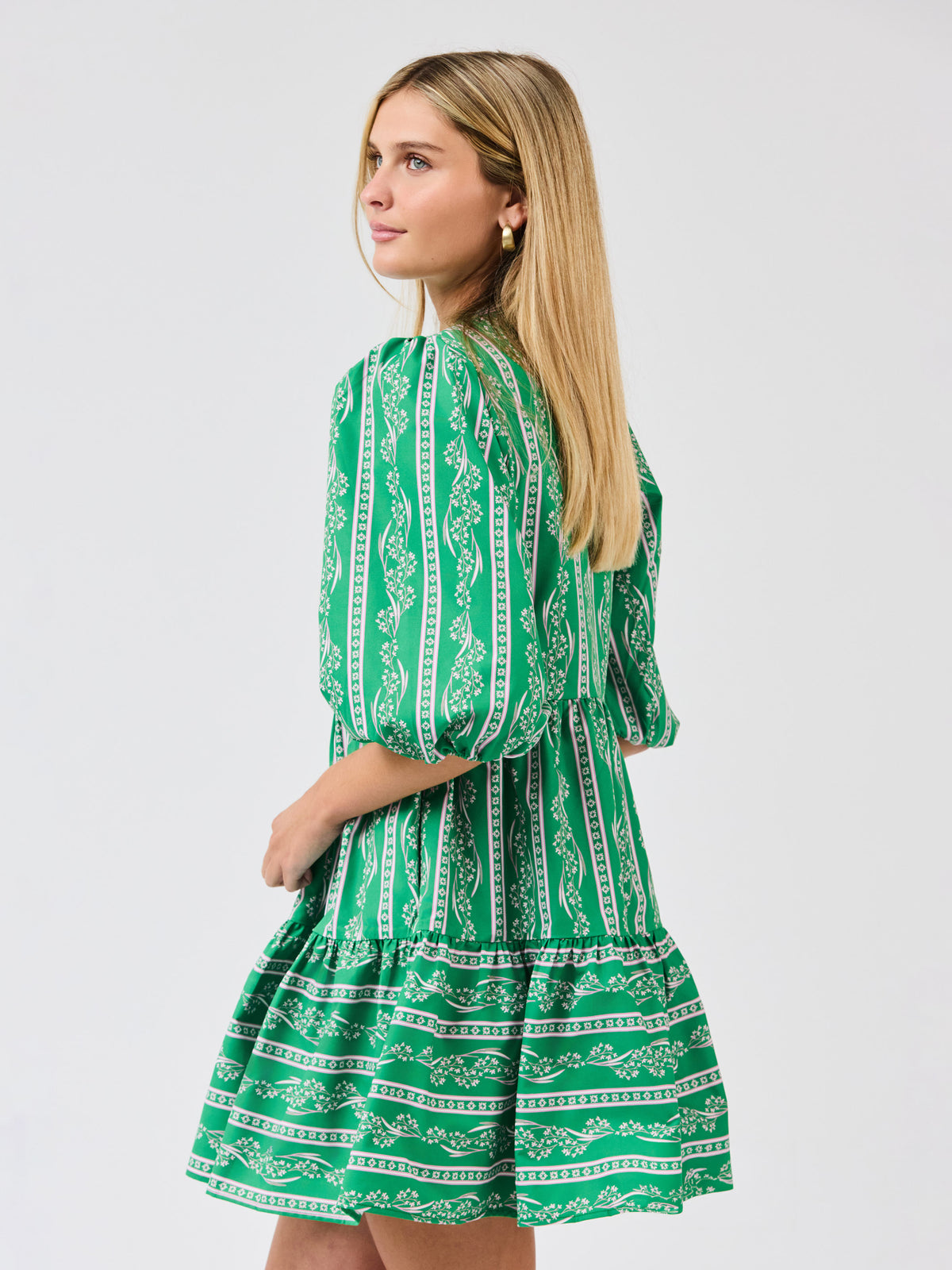 Riley Mini Dress | Garden Lace Green