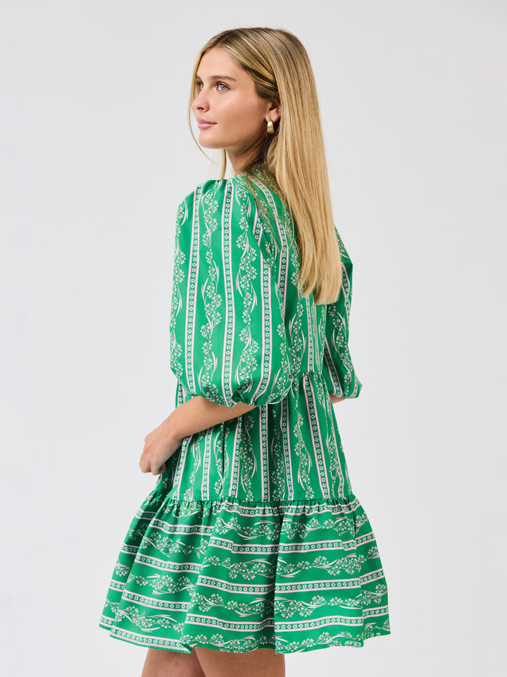Riley Mini Dress | Garden Lace Green – Mary Square