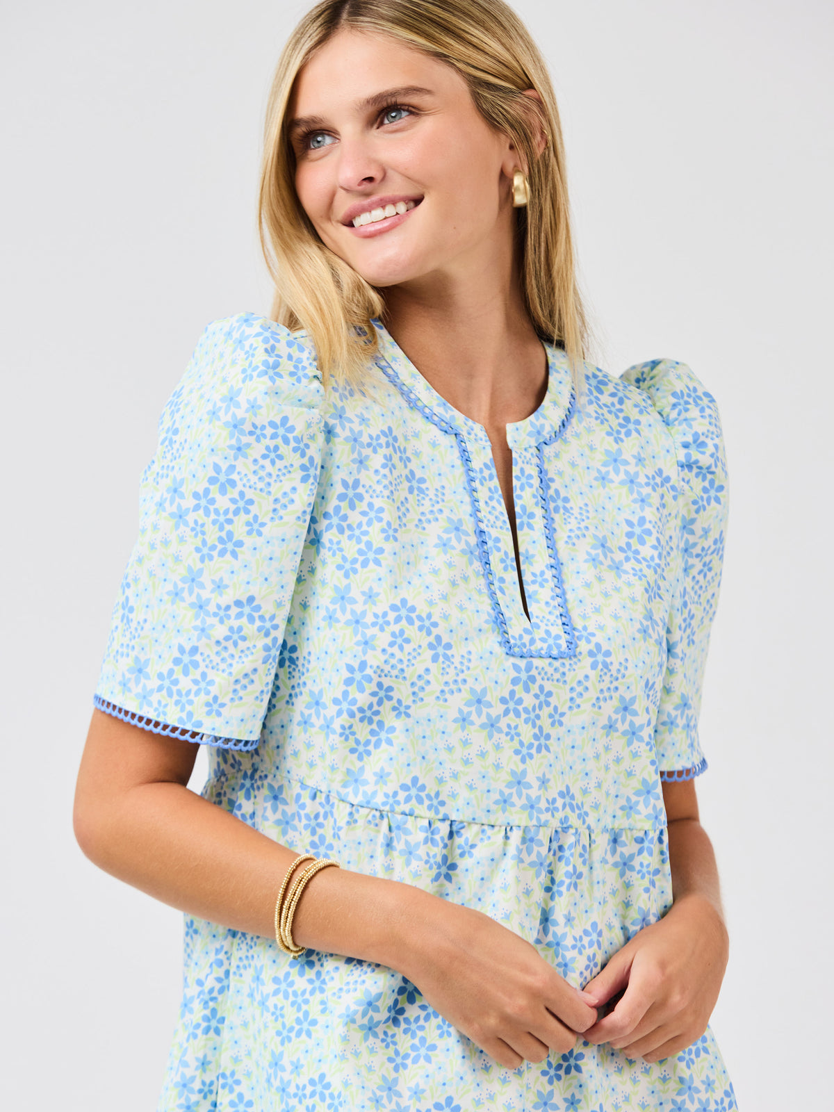 Adelyn Dress | Larkspur Fields Blue