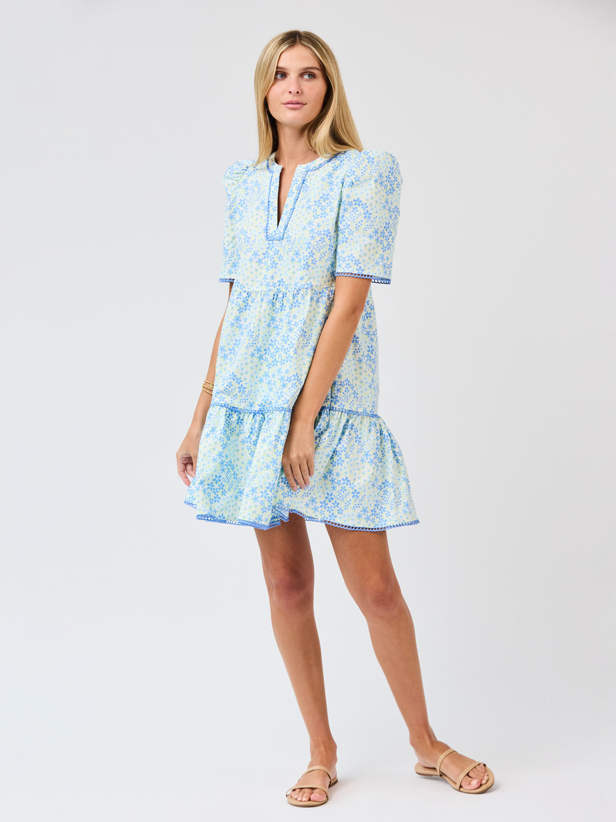 Adelyn Dress | Larkspur Fields Blue