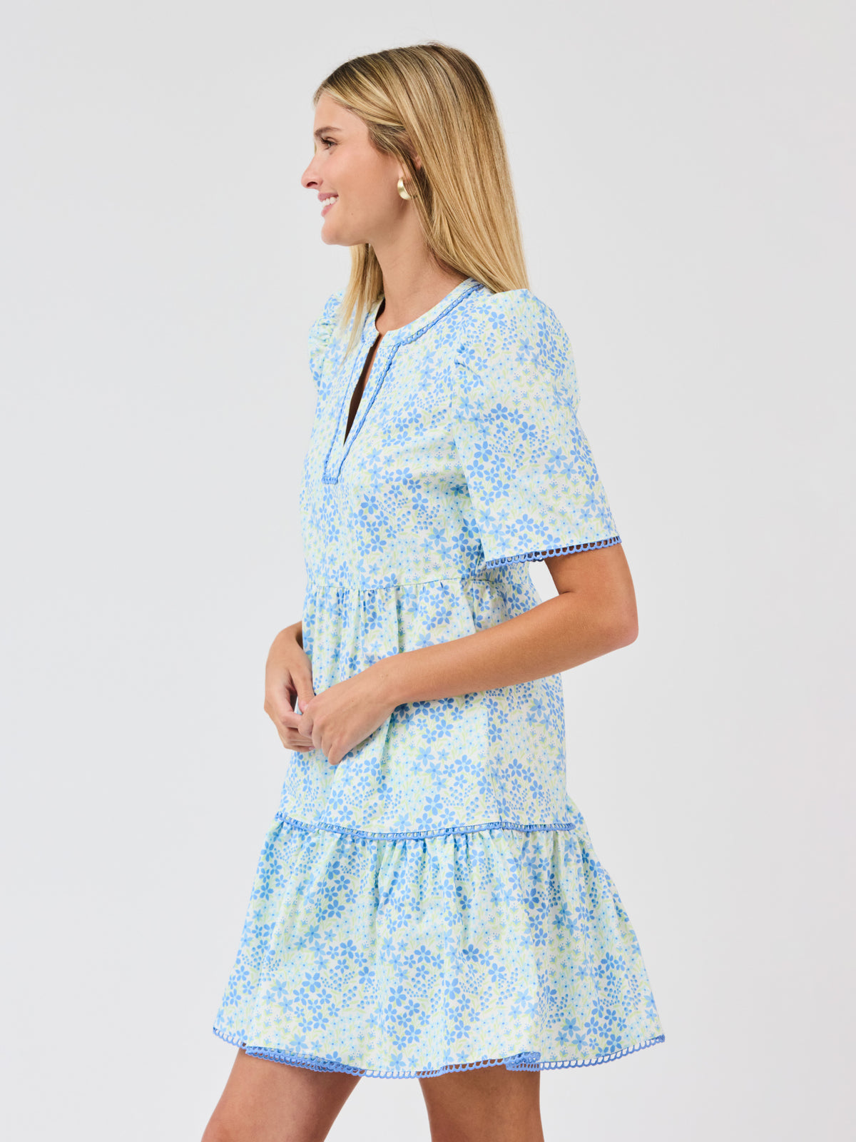 Adelyn Dress | Larkspur Fields Blue