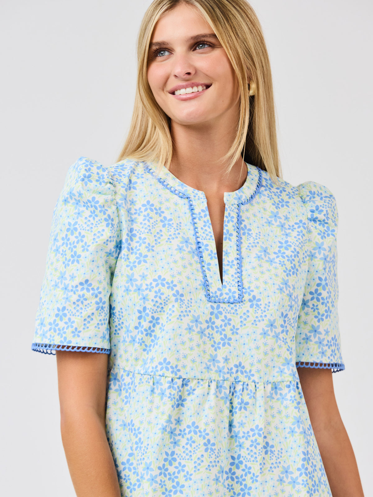 Adelyn Dress | Larkspur Fields Blue