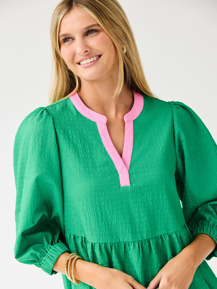 slim fit dress slacks Poupette St Barth Thelma Long Dress | Floral/Green | Size S main image 1