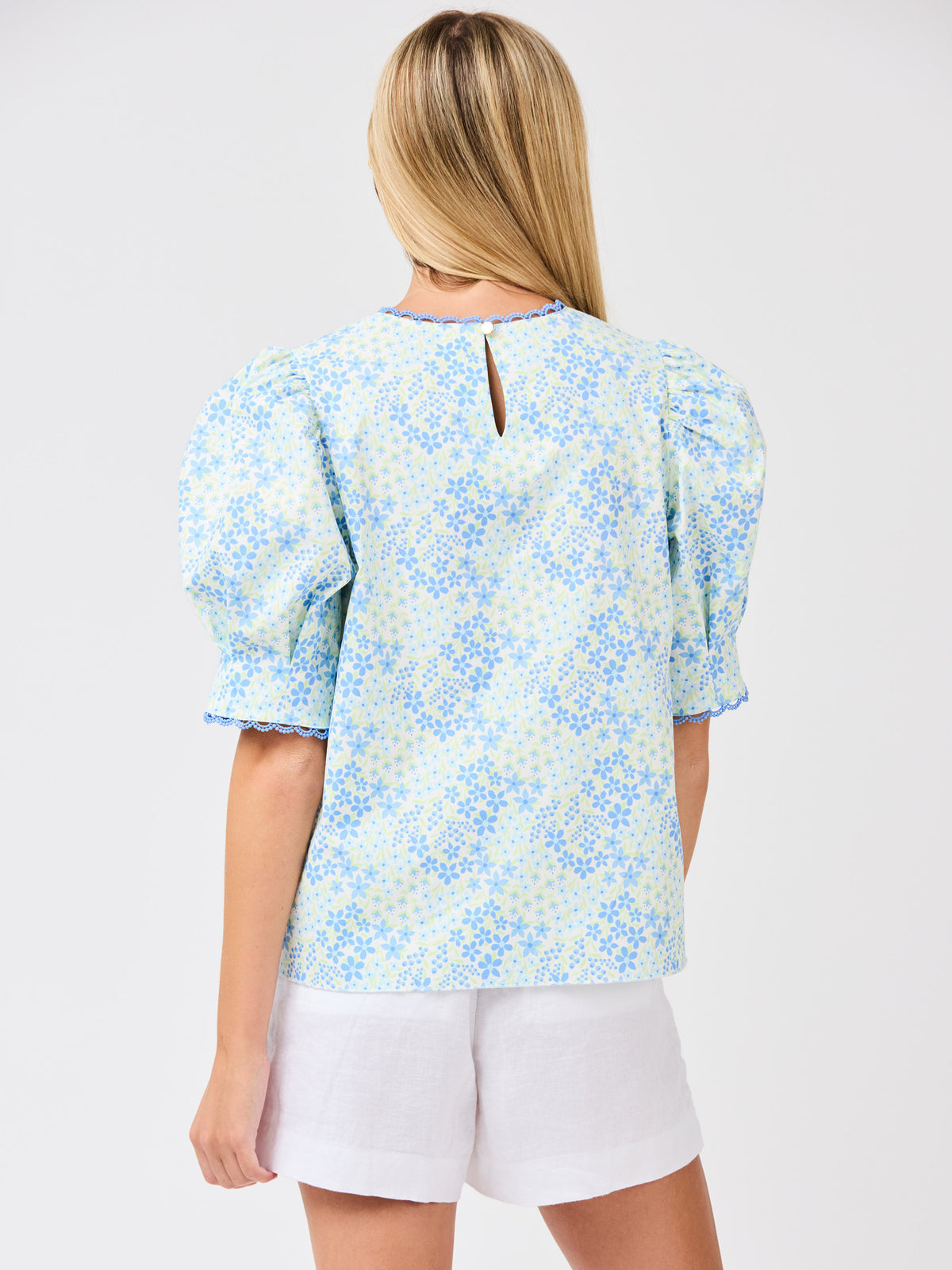 Thea Top | Larkspur Fields Blue