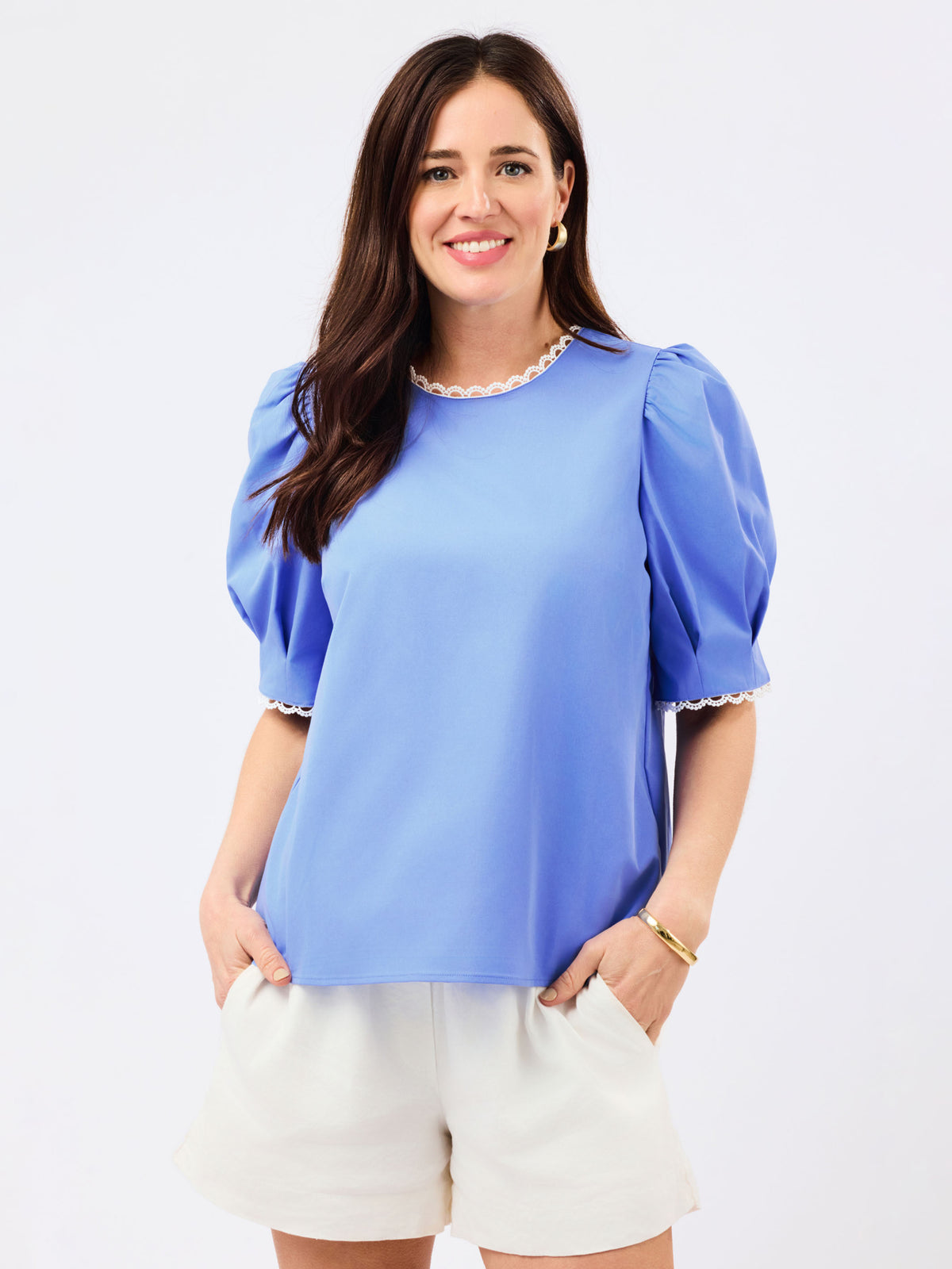 Thea Top | Blue