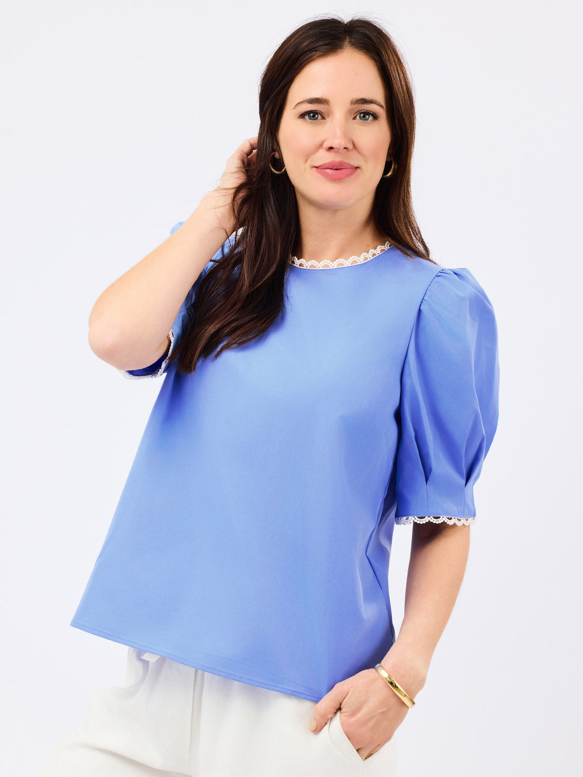 Thea Top | Blue