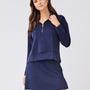 Regan Half Zip Pullover | Navy