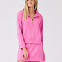 Regan Half Zip Pullover | Pink