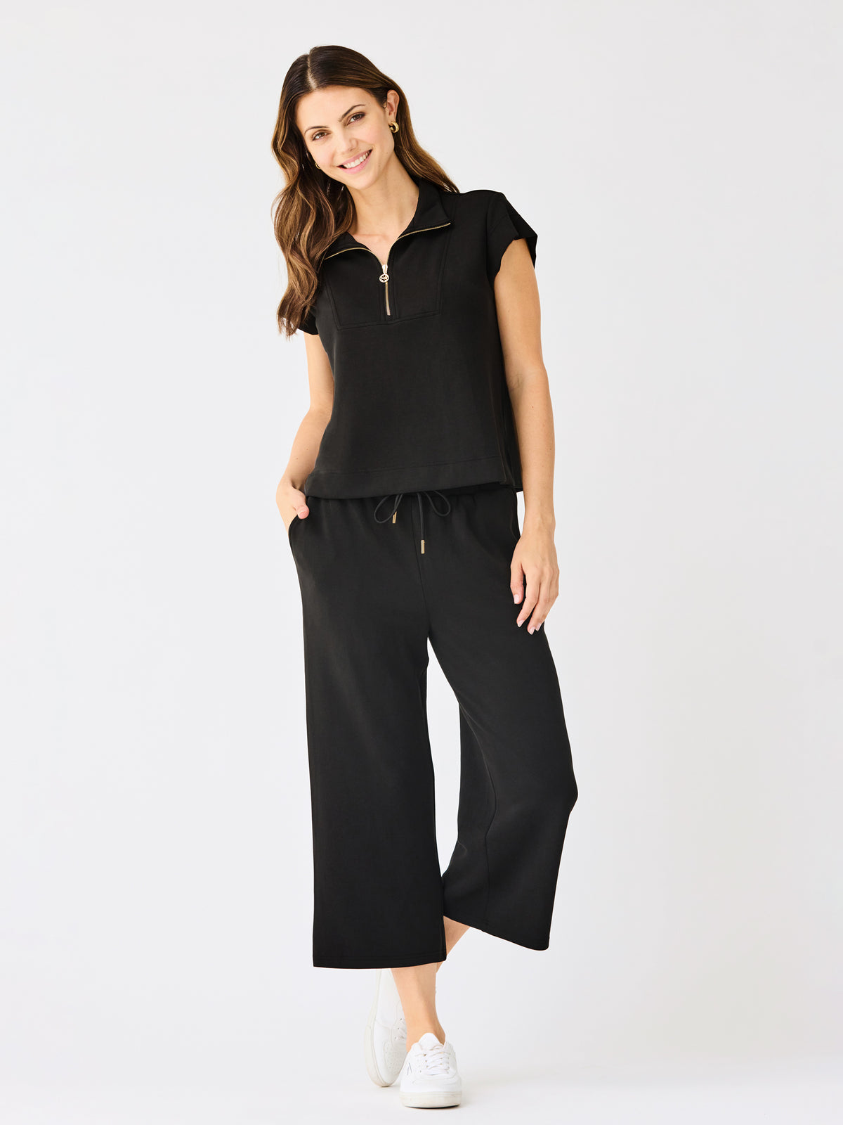 Sabrina Cropped Pants | Black